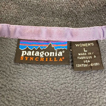 パタゴニア Patagonia ブルゾン フリース ジャケット ジップアップ 無地 長袖 L グレー レディース_画像3