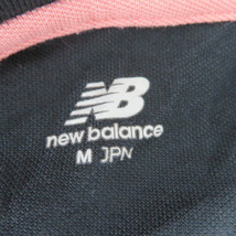 ニューバランス NEW BALANCE ポロシャツ 半袖 ポロカラー 無地 M 黒 ブラック /YK14 メンズ_画像5