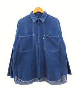 ウエストオーバーオールズ WEST OVERALLS ローリングシャツ デニム ROLLING SHIRTS DENIM ブルー メンズ