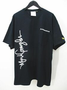 マークゴンザレス MARK GONZALES 半袖 Tシャツ カットソー XL 黒系 ブラック プリント ワッペン メンズ
