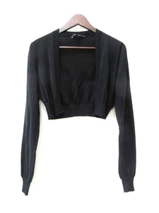  Gucci GUCCI cardigan short black black S tops cashmere *AA*