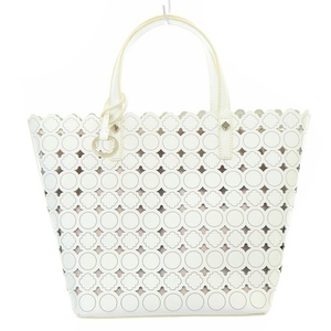  Tocca TOCCA CANDY CLOVER TOTE MEDIUM tote bag handbag leather white white /SR20 lady's 