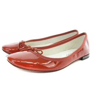 レペット Repetto エナメル バレエシューズ パンプス 36 22.7cm 赤 レッド /SR30 レディース