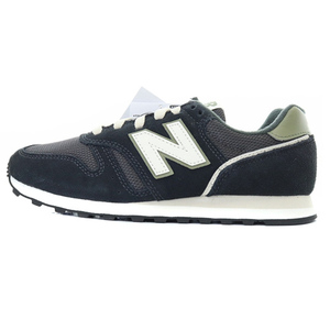 未使用品 ニューバランス NEW BALANCE ML373OM2 スニーカー ロゴ スエード 23.5cm 紺 ネイビー /SR1 レディース