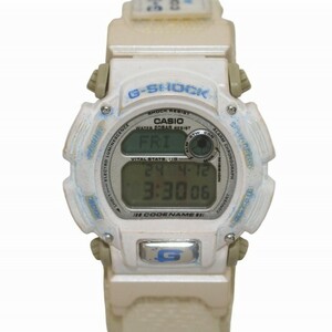  Casio ji- shock CASIO G-SHOCK CODE NAME code name A.D.M.A.ma car - wristwatch watch digital quartz radio wave white DW-8800