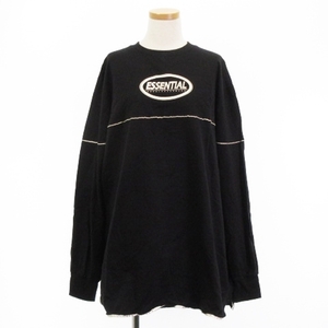 ダブルスタンダードクロージング ダブスタ DOUBLE STANDARD CLOTHING ESSENTIAL ビックシルエット カットソー Tシャツ 長袖 プリント コッ