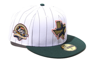 63.5cm 未使用品 ニューエラ 59FIFTY Pinstripe ヒューストン アストロズ ベースボール キャップ 帽子 8 ホワイト / グリーン /● メンズ