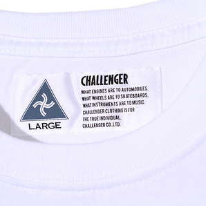 未使用品 CHALLENGER チャレンジャー SIZE:L Fire Tee プリント 半袖Tシャツ WHITE ホワイト CLG-TS 021-027 /● メンズの画像3