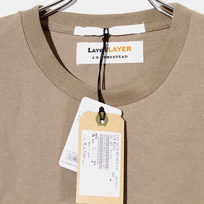 未使用品 JOURNAL STANDARD J.S HOMESTEAD ジャーナルスタンダードホームステッド WIDE LAYER 2 Tシャツ M 20-070-470-6010-3-0 /◆の画像3