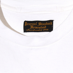 JOURNAL STANDARD J.S HOMESTEAD ジャーナルスタンダードホームステッド コットン ポケット 半袖Tシャツ S WHITE ホワイト 20-071-470-6050の画像3