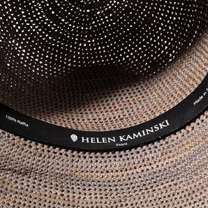 HELEN KAMINSKI ヘレンカミンスキー ワイドブリム リボン reffia ラフィア ハット 帽子 F ECLIPSE MELANGE /◆☆ レディースの画像5