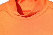 2022SS TFW49 ティーエフダブリュー 別注 MOCK NECK T モックネック プリント 半袖Tシャツ L ORANGE オレンジ T102212002 /● メンズ_画像3