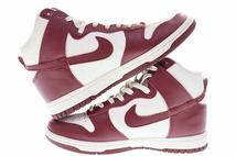 ナイキ NIKE WMNS DUNK HIGH TEAM RED 24.5cm ウィメンズ ダンク ハイ チーム レッド 【ブランド古着ベクトル】240402 レディース_画像3