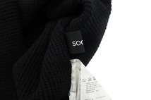 soduk スドーク 20AW thermal knit pullover サーマル ニット プルオーバー 長袖 Tシャツ ロンT 0420030501 黒 ブラック ● 240404 レディ_画像9