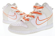 ナイキ NIKE WMNS DUNK HIGH SE FIRST USE 24.5cm DH6758-100 ウィメンズ ダンク ハイ ファースト ユース ホワイト 【ブランド古着ベクトル_画像1