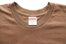 シュプリーム SUPREME 21SS Est. 1994 Tee BROWN XL イースト ロゴ プリント 半袖 Tシャツ ブラウン 【ブランド古着ベクトル】240411 ☆AA_画像4