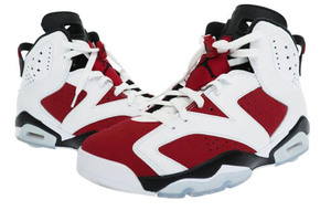 ナイキ NIKE AIR JORDAN 6 RETRO CARMINE エア ジョーダン 6 カーマイン 2021 CT8529-106 28 白 赤 ホワイト レッド ブランド古着ベクトル