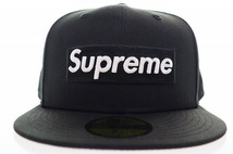 シュプリーム SUPREME × NEW ERA 24SS SHARPIE BOX LOGO BLACK ニューエラ コラボ シャーピー ボックス ロゴ ベースボール キャップ240422_画像2