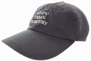 ダブルタップス WTAPS 22SS URBAN TERRITORY CAP BLACK 221HCDT-HT08 アーバン テリトリー キャップ ブラック 【ブランド古着ベクトル】240