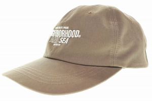 ネイバーフッド NEIGHBORHOOD × WIND AND SEA 23SS NHXWIND AND SEA DAD CAP BEIGE F ウィンダンシー コラボ キャップ ベージュ240426 ☆A