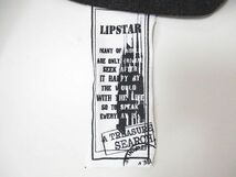 リップスター LIPSTAR 五分袖 カットソー 2 灰系 ダークグレー プリント 透け感 レディース_画像3