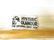 ヒステリックグラマー HYSTERIC GLAMOUR Tシャツ 丸首 半袖 プリント ビッグシルエットシャツ キャラクター 白 FREE QQQ メンズ_画像3
