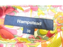 ハムステッド Hampstead スカート ウエストジップ 裏地付き ひざ丈 花柄 ピンク系 38 QQQ レディース_画像3