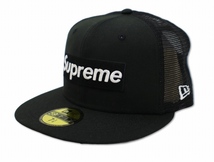 未使用品 SUPREME 2024SS Box Logo Mesh Back New Era ボックス ロゴ メッシュ バック ニューエラ キャップ 帽子 7 3/8(58.7cm)_画像1