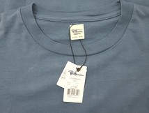 未使用品 ロンハーマン Ron Herman クルーネック 半袖 ビッグシルエット コットン Tシャツ L BLUE ブルー メンズ_画像3