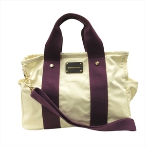  van ярд storm BARNYARDSTORM парусина 2way сумка сумка рука большая сумка плечо Logo белый белый фиолетовый лиловый женский!1