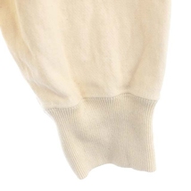 アンフィル unfil vintage cotton fleece sweatshirt スウェット トレーナー 裏起毛 1 S アイボリー /AT ■OS レディース_画像5