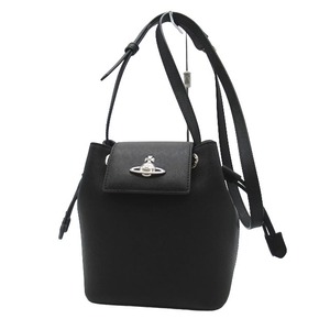 極美品 ヴィヴィアンウエストウッド Vivienne Westwood SMALL BUCKET スモール バケット ショルダーバッグ ポシェット 巾着 ミニバッグ 黒