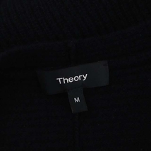 セオリー theory OVERSIZED V NECK カシミヤ混 ニット セーター 長袖 リブ ウール M 黒 ブラック /AT ■OS レディース_画像3