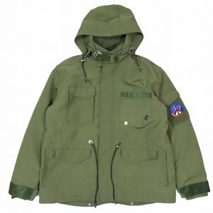 美品 23AW FAF エフエーエフ FAKE ASS FLOWERS ニューコミューンスーベニアミリタリージャケット Newcommune Souvenir Military Jacket カ