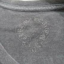 クロムハーツ CHROME HEARTS Tシャツ 長袖 ロングスリーブ ロゴ プリント カットソー L 黒 2212-304-0221/10YBA1 メンズ ☆AA★_画像5