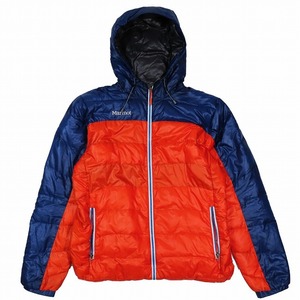  Marmot MARMOT Light Van f down jacket outer navy orange size XL men's ^C3