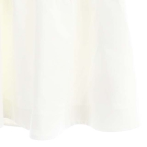 未使用品 チェスティ Chesty フレアスカート ミニ ギャザー パールビジュー装飾 0 白 ホワイト /ES ■OS レディース_画像6