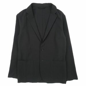 美品 グリーンレーベルリラクシング ユナイテッドアローズ green label relaxing ストレッチ テーラード ジャケット ブレザー 薄手 M 黒