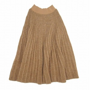 美品 セリーヌ CELINE by Phoebe Philo フィービー期 RIBBED SKIRT IN WOOL AND MOHAIR モヘア × ウール リブニット ミモレスカート XS