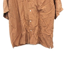 レイジブルー RAGEBLUE シャツ 半袖 胸ポケット シンプル L キャメル /KT17 メンズ_画像5