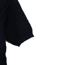 カールパークレーン KarL Park Lane ニット セーター 半袖 Vネック コットン M ネイビー 紺 /KT14 レディース_画像6
