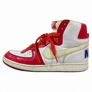 ナイキ NIKE TERMINATOR HIGH BASIC ターミネーター ハイカット スニーカー シューズ 27.5 ホワイト レッド 336609-113/5▲B3 メンズ