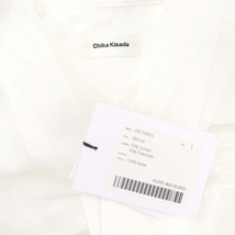 未使用品 チカキサダ Chika Kisada Long Sleeve Tulle Shirt レイヤーシャツ 長袖 2点セット 1 白 ホワイト /HK ■OS ■SH レディース_画像3