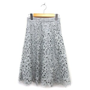  Proportion Body Dressing PROPORTION BODY DRESSING skirt flair long Grace .. feeling side Zip 2 gray /NT28