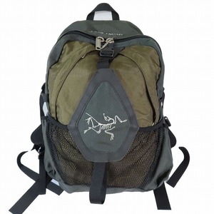 90's ヴィンテージ アークテリクス ARC'TERYX リュック バッグ バックパック wire 始祖鳥 カーキ グレー メンズ ▲C4