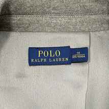 ポロ ラルフローレン POLO RALPH LAUREN ジャケット 上着 長袖 ウール やぎ革 灰色 グレー 14 L相当 メンズ_画像6