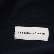 ラブティックボンボン LaboutiqueBonBon 23SS クールタッチUVスキッパーカーディガン ニット 長袖 金ボタン F 紺 ネイビー /DO ■OS レディ_画像3