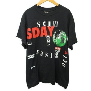 SAINT MICHAEL セントマイケル 20AW TOKYO OLYMPICS プリント Tシャツ カットソー ST-CALI-009 半袖 黒 ブラック S-M 1010 IBO44 メンズ