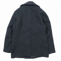 ショット SCHOTT 肉厚 メルトンウール Pコート アウター 740N PEA JACKET 黒 ブラック サイズ40 メンズ ▲C4_画像5