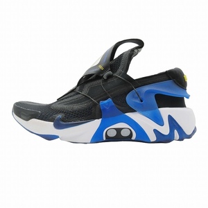 美品 19AW ナイキ NIKE ADAPT HUARACHE Racer Blue アダプト ハラチ レーサーブルー スニーカー BV6397-002 ローカット ロゴ メッシュ